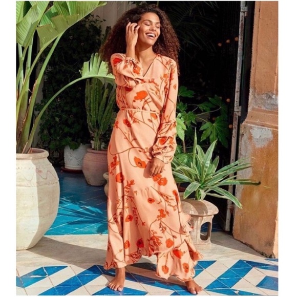 Johanna Ortiz x H&M Crepe Wrap Front Dress - Picture 7 of 10